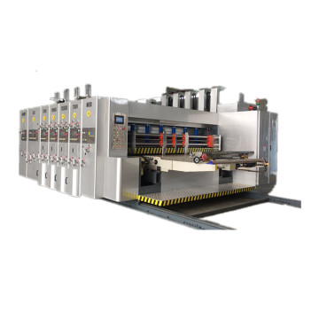 high speed printer slotter flexo printing slotting die cutting machine price